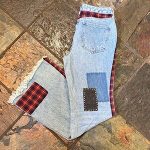 We The Free Patchwork Jeans